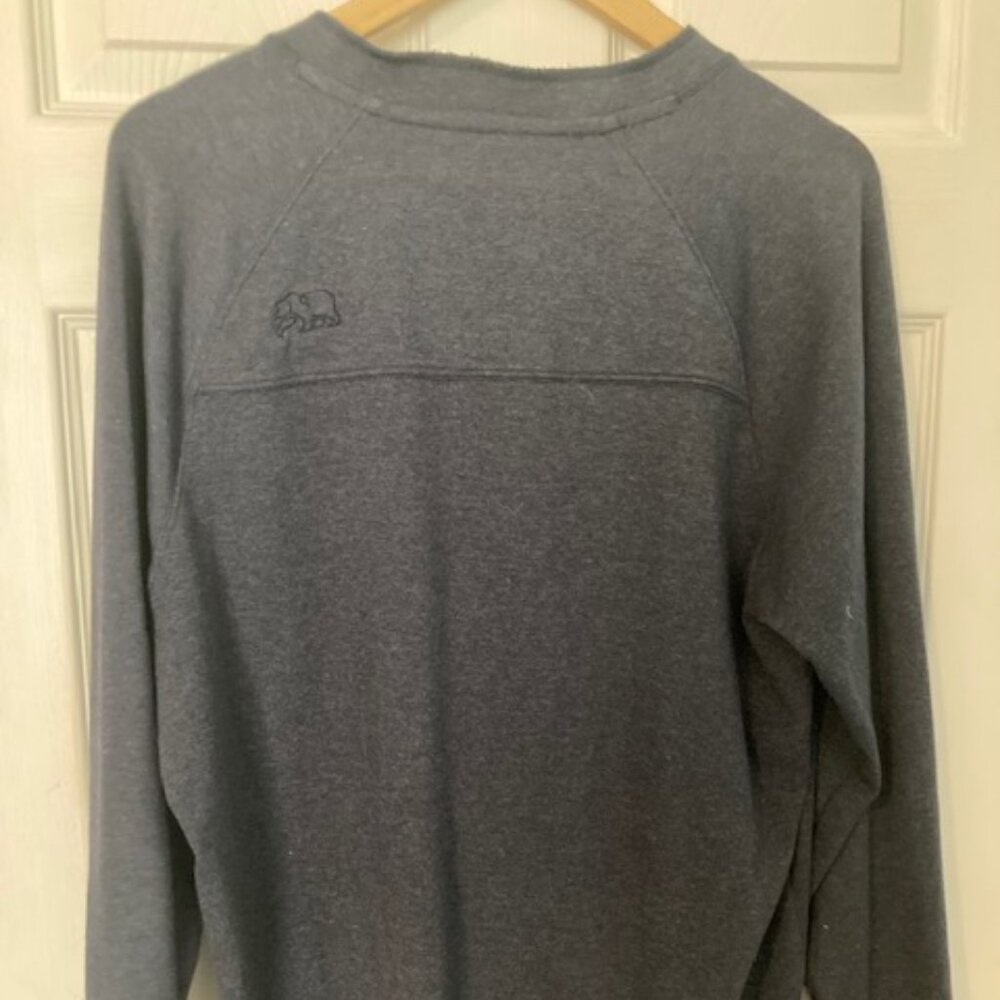 The Normal Brand Navy Blue LS Everyday Henley S L - Picture 2 of 3